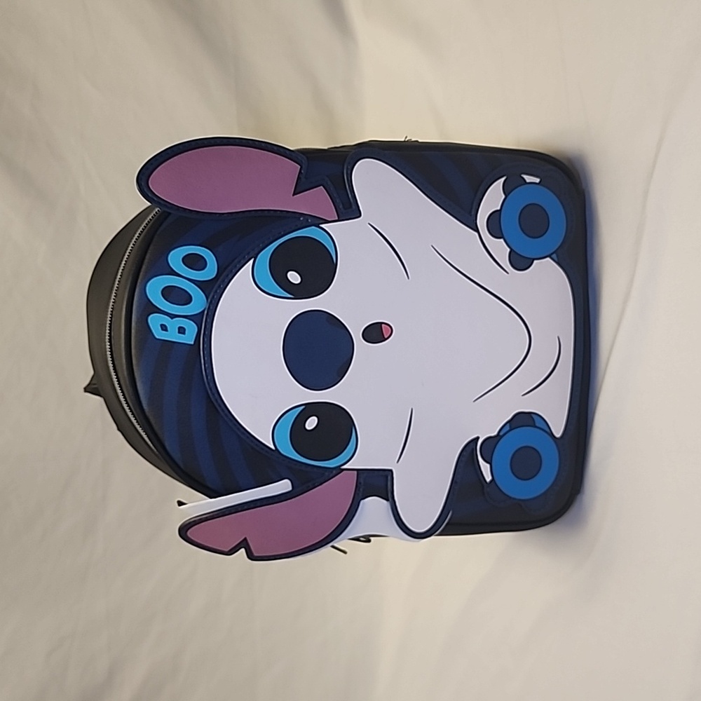 NWT Disney Loungefly Stitch Ghost Glow in the Dark Mini Backpack